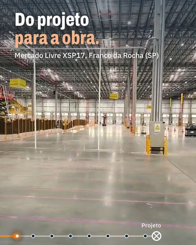 Publicação da GCC no Instagram: Do projeto para a obra, no Mercado Livre XSP-17